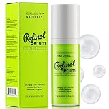 Anti-Wrinkle Retinol Serum for Face: Anti Aging Firming Skin Treatment with Hyaluronic Acid & Collagen - Deep Hydration Facial Care for Women Over 30，Daily & Night Use, 1.0 fl.oz