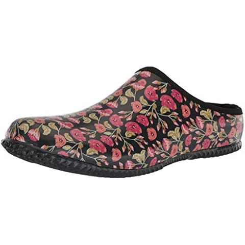 Western Chief Garden Clogs for Women - Man-Made Upper That Flaunts Floral Details, Slip-On Design, and Removable Textile InsoleRose Garden 10 M Cover