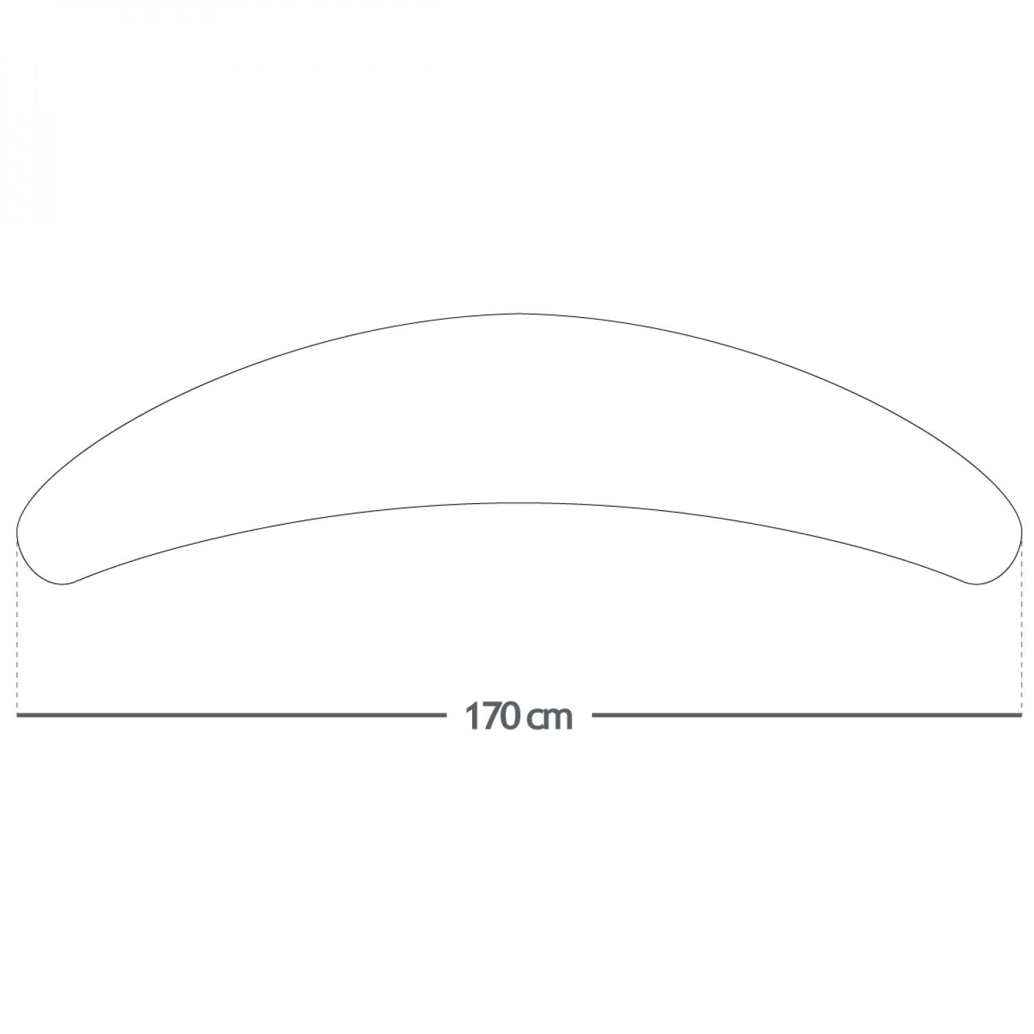 Monsieur Bébé - Coussin de Grossesse, de maternité et d'allaitement déhoussable - 100% Coton - 170 cm - Plusieurs Coloris