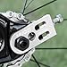 Aosekaa Bike Chain Tensioner Single Speed Aluminum Alloy Chain Tightener Bicycle Chain Tension Adjuster for BMX Most Bicycles, Silver