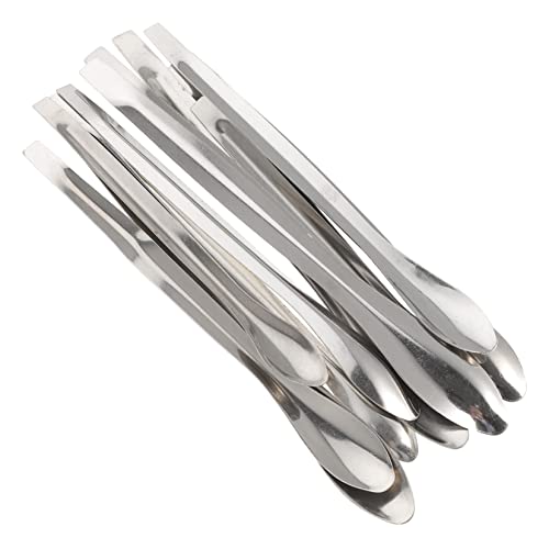 VINTORKY 12pcs Spoon Mini Scoops Lab Micro Spatula Laboratory Sampling Micro for Sampling Measure Useful Measure Spatula Lab Equipment Spatula for Lab Laboratory Spatula Stainless Steel