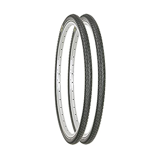 BERGMEILE | 2 pneus de vélo de 28" (42-622) | 700 x 40 C | Pneus 28 x 1,60 | Avec protection anti-crevaison et bandes réfléchissantes pour un plaisir de conduite durable et plus de sécurité Cover