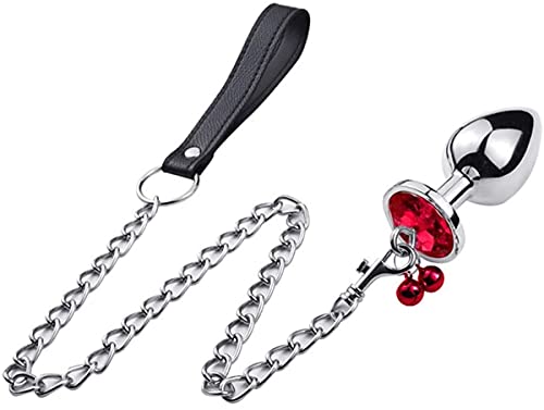 3-delige metalen bel plug speelgoedset met lijn, rood - Afbeelding 4