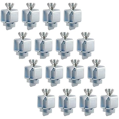 Toolly Butt Welding Clamps - Small Welding Clamps Auto Body Panel Clamps for Edge to Edge Welding, Pack of 16 (1 inch x 1 inch x 2.1inch) Cover