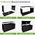 ZEUKMXOO 75 Gallon Outdoor Storage Box Waterproof,350LBS Lockable Patio Storage Box for Patio Cushions,Garden Tools and Tools Storage,Outside Storage Box-Black