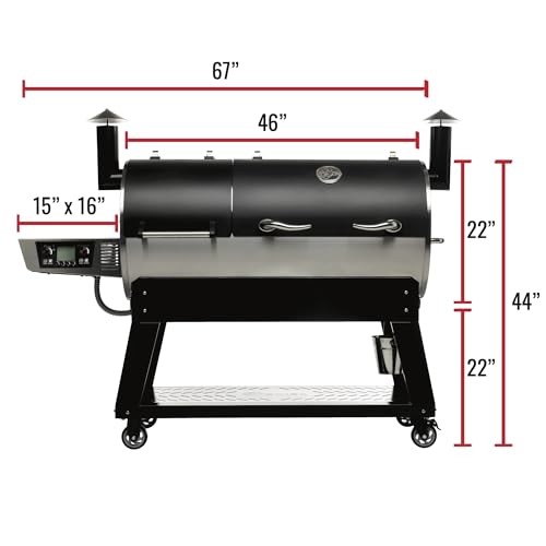 recteq DualFire 1200 Wood Pellet Smoker Grill, Wi-Fi Electric Pellet Grills, Dual Chambers for Hot and Fast + Low and Slow Cooking - Image 7
