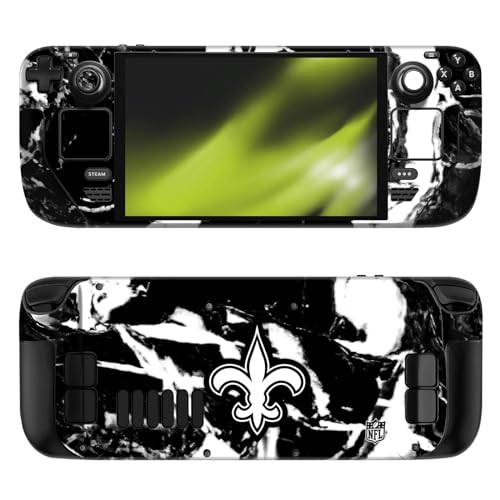 Sticker Steam Deck OLED Anti-Rayures Coque Vinyle NFL New Orleans Saints