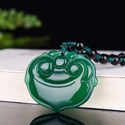 Pendentif Calcédoine de Glace Naturelle en Agate Véritable du Brésil