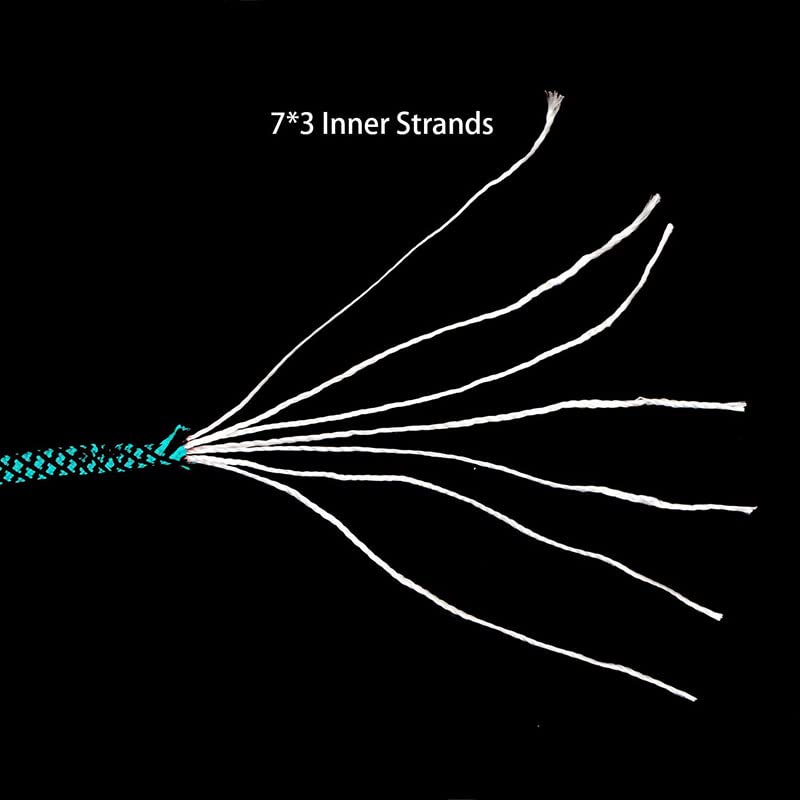 550 lb Paracord Reel 160 Fuß 4 mm 7 innere Stränge Fallschirmschnur Nylon Typ III Paracord