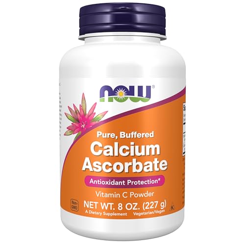 NOW Foods Supplements Calcium Ascorbate Powder Buffered Antioxidant Protection* 8-Ounce