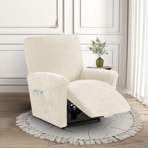 Funda de sillón reclinable 2 plazas con protector de muebles lavable 7