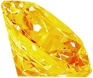 kinshu gems 11.25 ratti Yellow Zircon Cubic Zirconia American Diamond Certified Loose Gemstone Round Cut-picture-11
