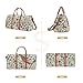 Signare Tapestry Large Travel Duffle Bag Ladies Overnight Weekender Carryon Gym Sports Duffel bags for Women With Morning Garden Design (BHOLD-MGD)