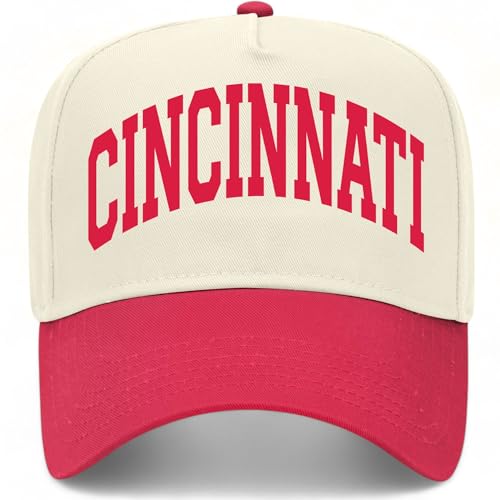 Cincinnati Collegiate Hat (US Alpha One Size Red/Natural)