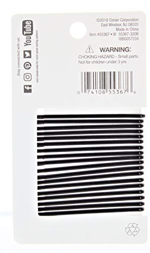 Conair Styling Essentials Firm Hold Bobby Pins 18 Ea, Black, Pack Of 1 #TOP1