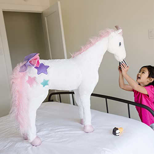 Melissa & Doug 8801 Giant Unicorn - Lifelike Stuffed Animal thumb #5