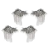 Größe: Ca. 11,5 x 8,5 cm / 4,53 x 3,35 Zoll; Nietgröße: 3 cm / 1,18 Zoll