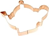 Old River Road Teapot Shape Cookie Cutter, Copper