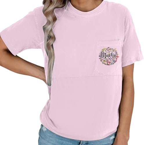 Generisch 2025, informal, cómodo, top de lactancia con cremallera para madres lactantes, blusas de verano elegante, Rosa., S