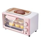 Horno electrico de sobremesa Mini horno Hogar Máquina de horneado multifuncional Máquina para hornear 10L Capacidad 800W Control de temperatura de 60 minutos Máquina de frutas secas Pequeño ayudante