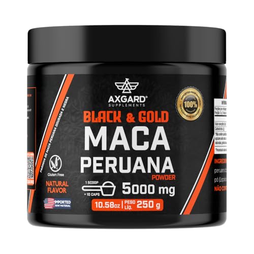 Maca Peruana – Maca Peruana 2000mg – Maca Peruana Pura – 100% Maca Peruana – 120 cápsulas – Matéria Prima Importada – Para Homens e Mulheres – Axgard Suplementos.