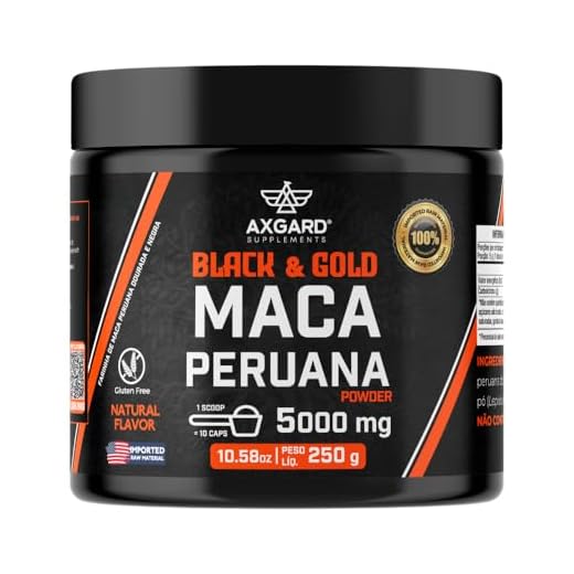 Maca Peruana Pura 2000mg (120 cápsulas), Axgard Suplements