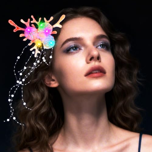 Pinzas de Pelo LED con Concha de Sirena miniatura 4