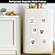 20 Stück Mini Magnet Bilderrahmen, 9.3 x 6.3 cm Magnetrahmen, Kühlschrankmagnetrahmen Foto Magnete Selbstklebend Magnet Magnetrahmen Bilderrahmen Selbstklebend für Informationsrahmen Wände (Weiss)