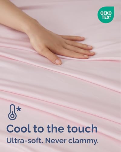 Image of Cooling Blanket for Hot Sleepers - Cold Blanket Full /Queen Size - Double-Sided, Ultra Cool for Summer, Night Sweats & All Seasons - Soft, Lightweight & Breathable for Bed or Couch - Pink, 50 inch x 60 inch