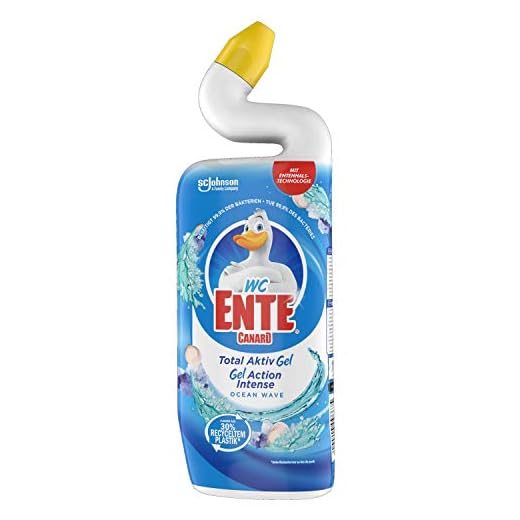 WC-anka total aktiv gel, flytande WC-rengöring, marinblå, 750 ml