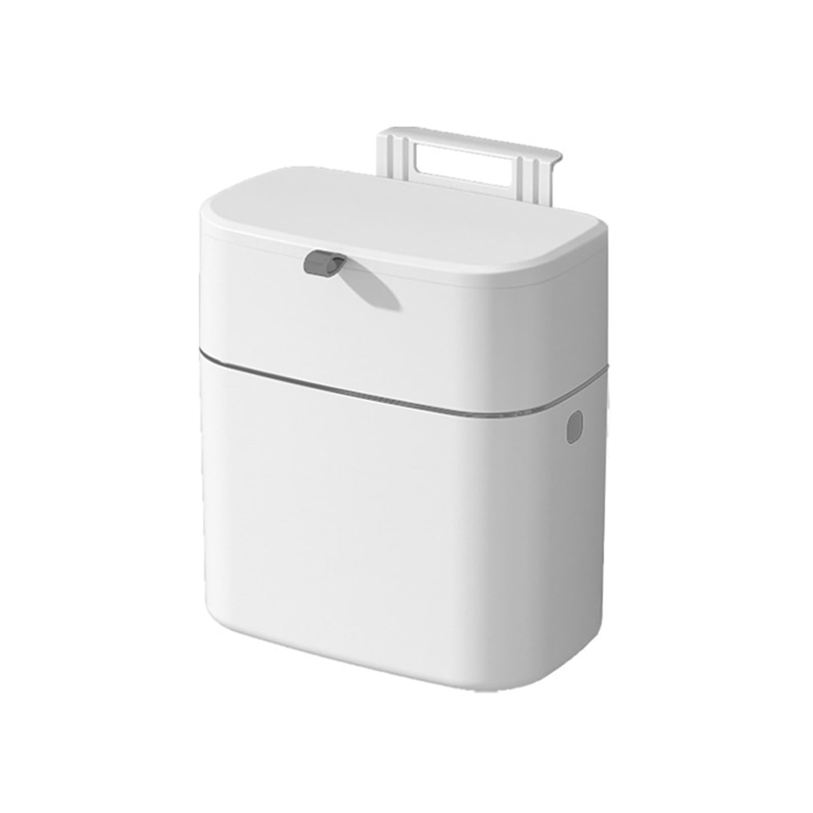 WEILWH Friendly Small Indoor Composts Bin with Control Hanging Trash Can for Kitchen Countertop Kitchen Garbage Can for Countertop