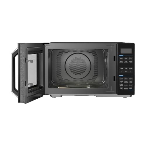 Image of Midea 24L Convection Microwave oven with Air Fry, Grill, 800W Microwave Power, 232 Auto Cook Menus, Stainless Steel Cavity (MMOP02XA-ECSEBK, Multi-Stage Cooking, Defrost by Time & Weight)