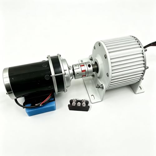 1KW �i�v���Δ��d�@ 24-220V�Ή� �ᑬ��] 3�� DC���[�^�[���� ���́E���͔��d���� ���\�����V�X�e�� (DC-48V, AC-48V)