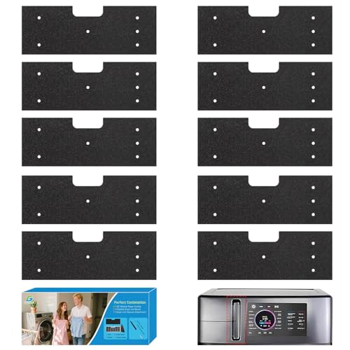 10 Pack WH01X35719 Lint Foam Filter for GE Profile Washer Dryer Combo 2025 Upgraded Thickened Lint Filter Hand Washable and Reusable-Compatible with Models: PFQ97HSPVDS