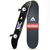 SKATEBOARD DE ADULTO – Con las dimensiones de 31.5 x 8 pulgadas, nuestra tabla skate de madera de 7 capas de alta calidad, OS780 Griptape, cóncava te ofrecen la mejor maniobrabilidad y estabilidad.