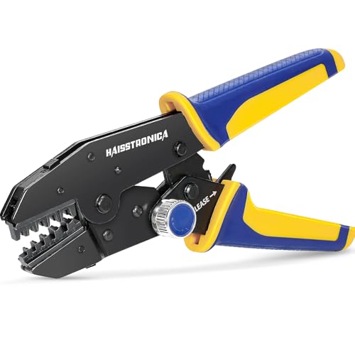 haisstronica Quick Change Jaws Crimping Tool for Dupont Connectors AWG 28-16 Ratcheting Wire Crimper & Terminals - H7 by haisstronica - Used condition - US$10.58