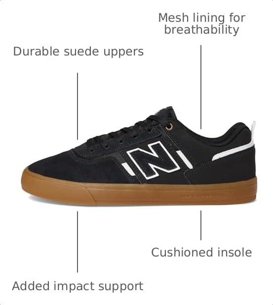Image of New Balance Unisex Adult Numeric 306 V1 Skateboarding Shoes