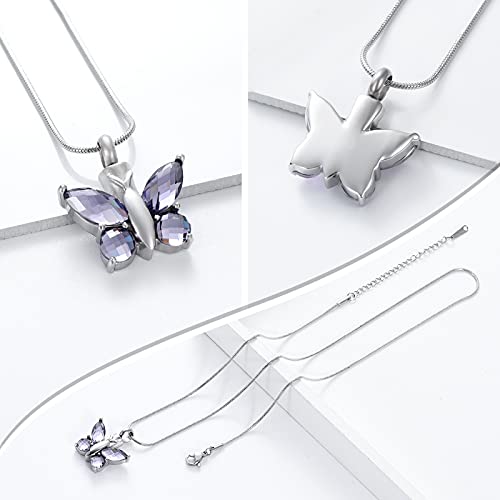 Minicremation Cremation Jewelry Urn Necklace For Ashes For Pet, Paw Print Memorial Ash Jewelry, Keepsake Pendant For Pet's Cat Dog's Ashes With Filling Kit #TOP3