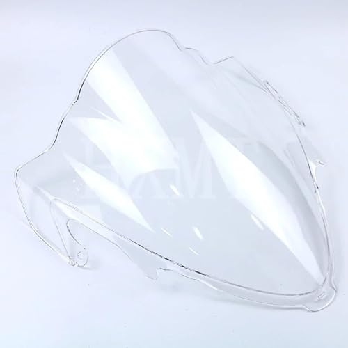 Moto Windschild Für Suzuki Hayabusa GSXR1300 GSXR 1300 GSX-R GSX-R1300 2021 2022 2023 Schwarz Motorrad Windschutzscheibe Windschutz Bildschirm Ergeht Deflektor(White)