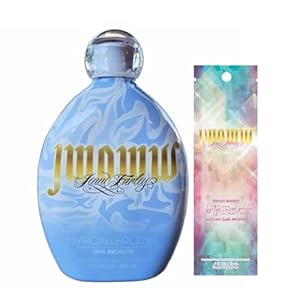 Jwoww Hypoallergenic DHA Bronzer Tanning Lotion 13.5 fl oz with Sample Packet of Jwoww Party Favor 0.5 fl oz