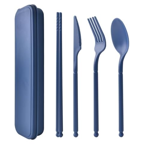 Noewmub Travel Cutlery Set with Case Cover