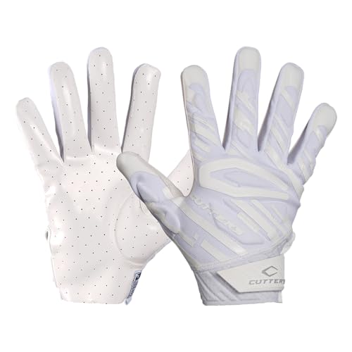 Cutters - Gamer 6.0 Padded Receiver Gloves White XL