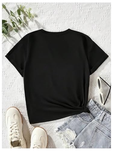 SOLY HUX Toddler Girl's Graphic Tees Letter Print Short Sleeve Crewneck Preppy T Shirts Cute Summer Tops2