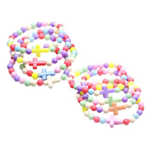 Sosoport 8pcs Cross Bracelets for Men and Women Lightweight Decorative Cross Jewelry for All Occasions Unique Fashion