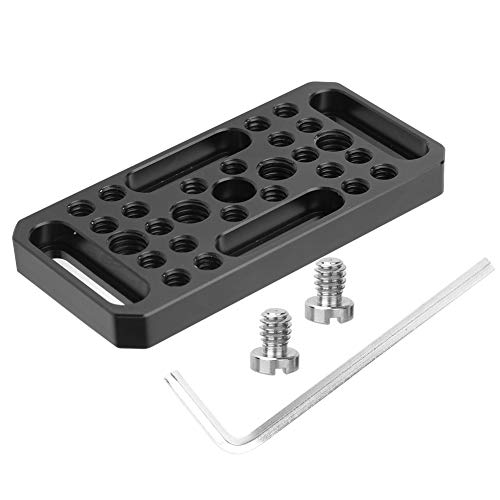 Placa de Queso Smallrig Cámara de Placa de Queso Aleación de Aluminio Negro Aleación de Aluminio Conmutación de Video Placa de Expansión de Queso Cámara Placa Fácil para Cámara