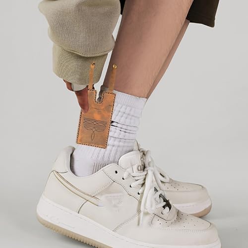 2025 Fashion Leather Wallet, Western Boot Wallet with Snap Strap, Handcrafted Leather Boot Credit Card Holder Case for Women (2 PC-F)2