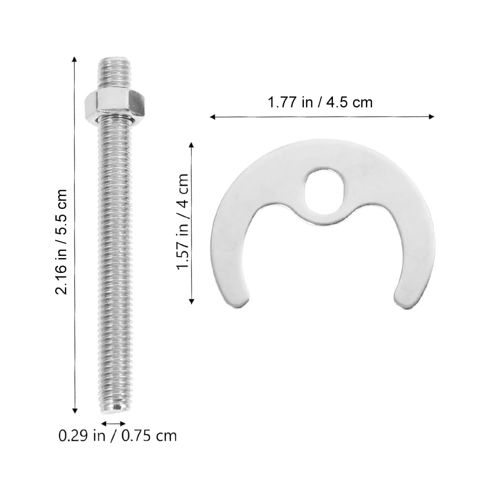 Kiuiom Montaggio Monoblocco Di Kit, RicambioRubinetto LavelloFissaggio, Sistema Di Viti Per Rubinetti Da Lavabo, Lavandino Per Fissaggio Ferro Di Cavallo