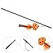 Angoily Halloween Cat Teaser Stick Pumpkin Design Interactive Funny Teasing for Indoor Cats Engaging Plaything to Scratching and Bonding