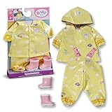 Baby Born Regen-Oufit mit Regenmantel, Regenhose und Gummistiefeln für 43 cm Puppen