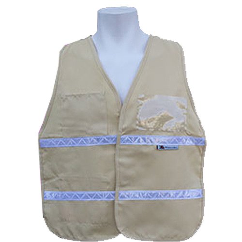3A Safety - IC1000 - Incident Command Vest - Tan - Jumbo Size